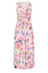 YOURS LONDON Robe à nœud blanc tropical