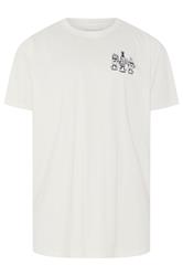 BadRhino Big & Tall Off White Beer Graphic T-Shirt
