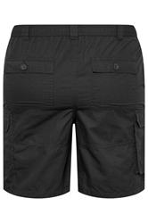 BadRhino Big & Tall Black Lightweight Cargo Shorts | BadRhino 6
