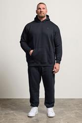BadRhino Big & Tall Navy Blue Front Pocket Hoodie | BadRhino 1