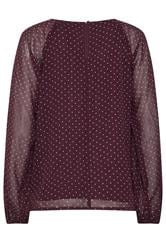 LTS Tall Women's Red Polka Dot Top | Long Tall Sally 6