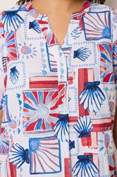 YOURS Plus Size White Shell Pleat Front Dress | Yours Clothing 4