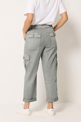 M&Co Petite Grey Cargo Trousers | M&Co 2