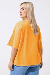 LIMITED COLLECTION Plus Size Orange Fruit Print T-Shirt | Yours Clothing 2