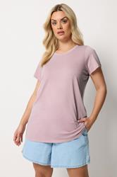 YOURS 2 PACK Plus Size Green & Pink Short Sleeve Core T-Shirts | Yours Clothing 2