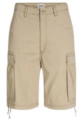 JACK & JONES Big & Tall Crockery Brown Mid Rise Cargo Shorts