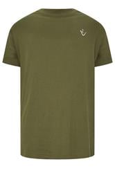 IronRhino Big & Tall olijfgroen 'Rest Day' T-shirt