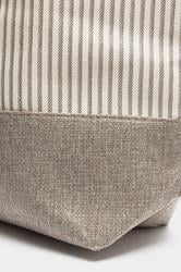 Brown Striped Rope Tote Bag | Yours Clothing 8