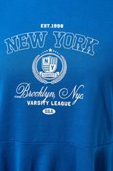 LIMITED COLLECTION Plus Size Blue New York Sporty Peplum Top 4