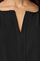 M&Co Black Frill Sleeve Pleated Blouse | M&Co 4