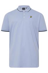 LYLE & SCOTT Big & Tall Bubble Blue Tipped Polo Shirt