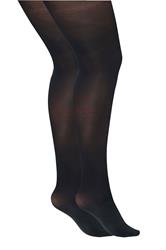 YOURSET 2 PACK Black 80 Denier Tights | Yours Clothing 3