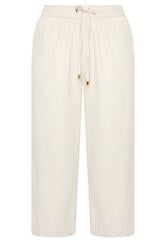EVANS Plus Size Ivory White Wide Leg Jeans | Evans 5