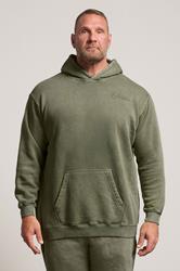BadRhino Big & Tall Green Sun Bleached Hoodie & Short Set  1