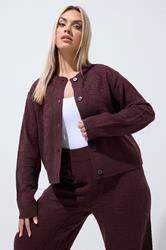 LIMITED COLLECTION Plus Size Chocolate Brown Cardigan | Yours Clothing 3