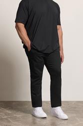 KAM Big & Tall Black Chino Trousers | BadRhino 3