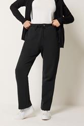 M&Co Black Straight Leg Joggers | M&Co 3