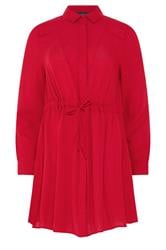 M&Co – Tunika-Hemdkleid in Rot