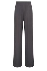 LTS Tall pantalones de pernera ancha acanalados gris carbón