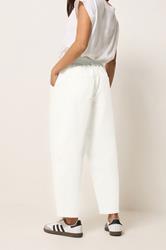 PixieGirl Petite Women's White Belted Barrel Jeans | PixieGirl 2