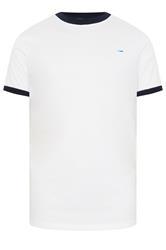 BadRhino Big & Tall White Ringer T-Shirt | BadRhino 5