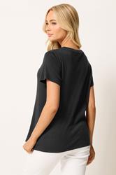 M&Co 2 PACK Black & White Short Sleeve Cotton T-Shirts | M&Co 5