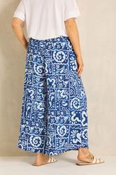 EVANS Plus Size Blue Abstract Print Set | Evans 6