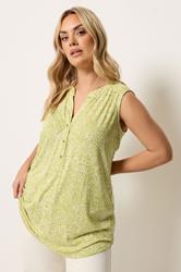 YOURS Plus Size Green Paisley Print Blouse | Yours Clothing 3
