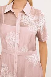STAR Pink Embroidered Shirt Dress | StarByJM 4