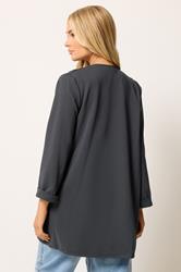 M&Co Black Textured Jersey Jacket | M&Co 4