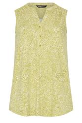 YOURS Curve Green Paisley Print Blouse
