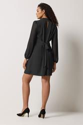 M&Co Black Belted Tunic Dress | M&Co 2