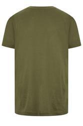 IronRhino Big & Tall Olive Green 'Rest Day' T-Shirt | BadRhino 6