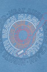 D555 Big & Tall Blue Marl Beach Graphic Print Vest | BadRhino 5