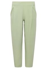 PixieGirl Petite Sage Green Barrel Leg Trousers