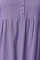 M&Co Purple Fine Stripe Tiered Maxi Dress | M&Co 4