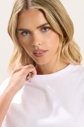PixieGirl Petite Women's 2 PACK Black & White Cotton Oversized T-Shirt | PixieGirl 6