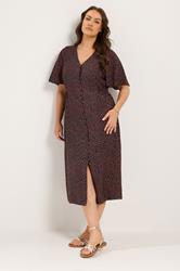 YOURS Plus Size Black Floral Tea Dress | Yours Clothing 3