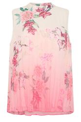 STAR Pink Floral Pleated Top | StarByJM 5