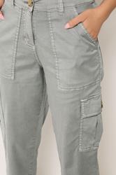 M&Co Petite Grey Cargo Trousers | M&Co 4