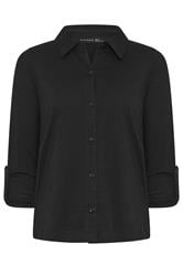 PixieGirl Petite Black Button Cotton Shirt