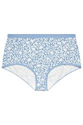 YOURSET 5 PACK Plus Size Blue Leaf Print Full Briefs | Yours Clothing 10