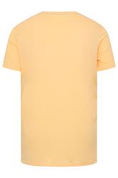 JACK & JONES Big & Tall 5 Pack Blue/Off-White/Yellow/Green/Pink Core T-Shirts | BadRhino 6