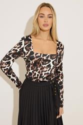 STAR Brown Leopard Print Top | StarByJM 1