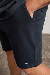BadRhino Big & Tall Navy Blue Sleeveless Hoodie & Short Set | BadRhino 5
