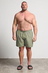 BadRhino Big & Tall Sage Green Swim Shorts | BadRhino 1