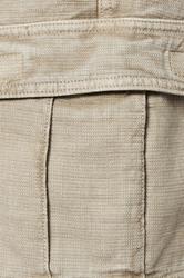 BadRhino Big & Tall Stone Brown Washed Slub Cotton Cargo Shorts | BadRhino 8