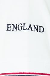 BadRhino Big & Tall White England Embroided Polo Shirt | BadRhino 7
