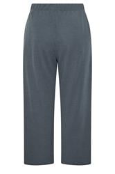 LIMITED COLLECTION Plus Size Grey Crinkle Wide Leg Trousers | Yours Clothing 6