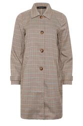PixieGirl Petite Women's Grey Check Car Coat | PixieGirl 6